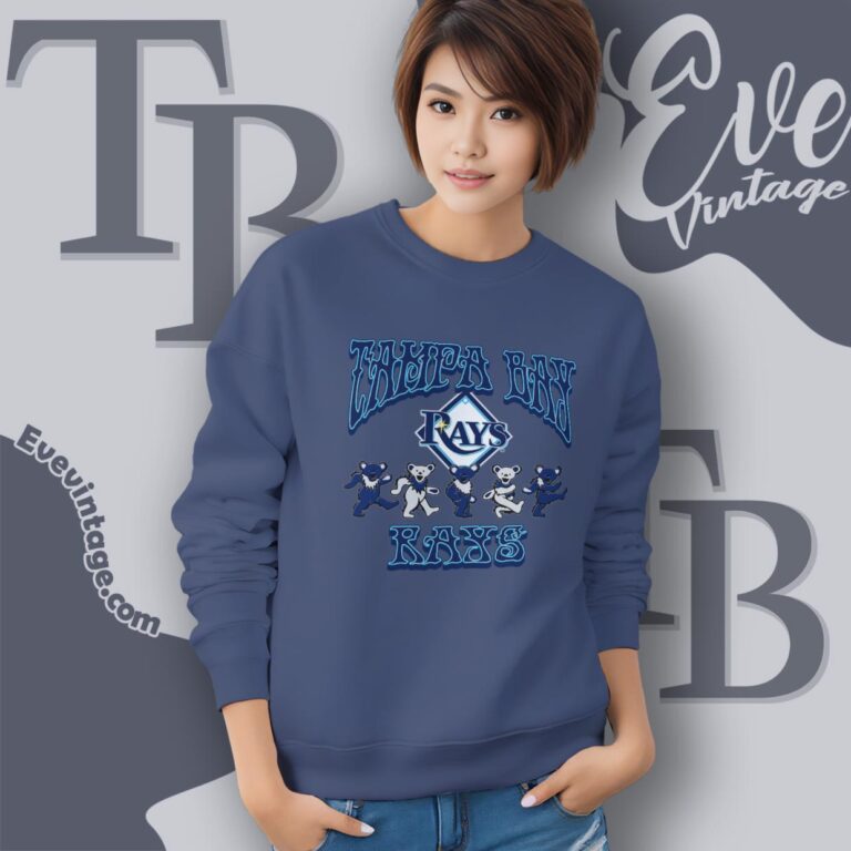 Dancing Bears Tampa Bay Rays Grateful Dead Shirt Sweatshirt Dancing Bears Tampa Bay Rays Grateful Dead Shirt Sweatshirt