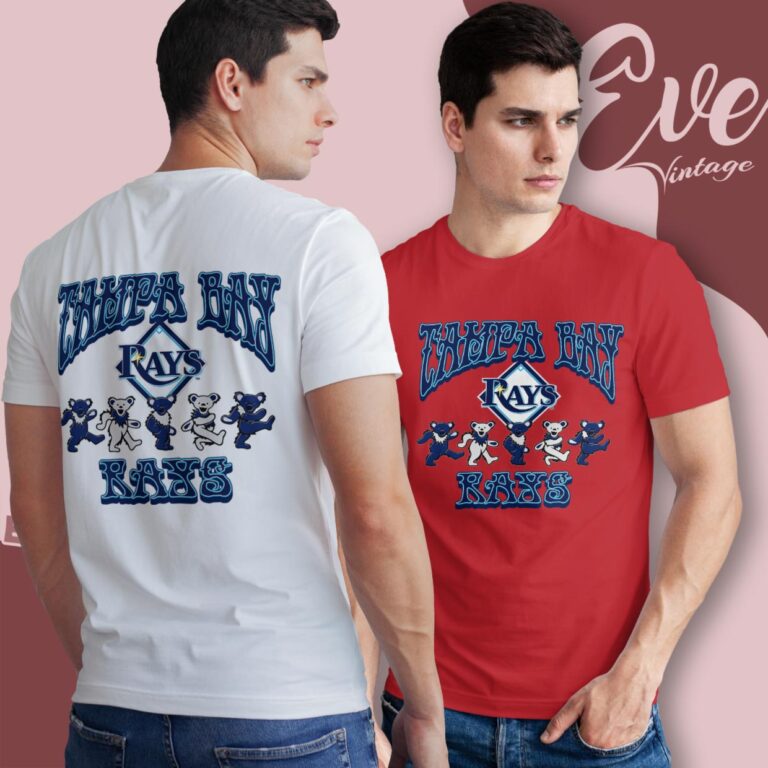 Dancing Bears Tampa Bay Rays Grateful Dead Shirt T Shirt Dancing Bears Tampa Bay Rays Grateful Dead Shirt T Shirt