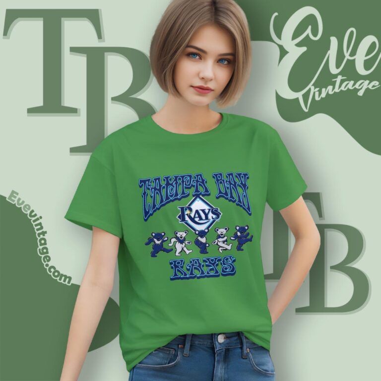 Dancing Bears Tampa Bay Rays Grateful Dead Shirt Women T Shirt Dancing Bears Tampa Bay Rays Grateful Dead Shirt Women T Shirt
