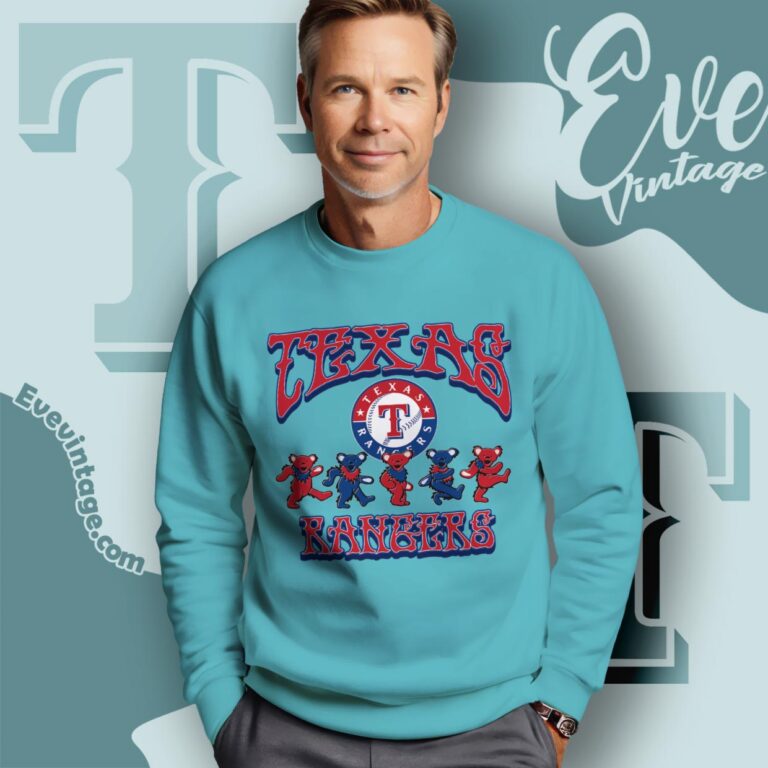 Dancing Bears Texas Rangers Grateful Dead Shirt Sweatshirt Dancing Bears Texas Rangers Grateful Dead Shirt Sweatshirt
