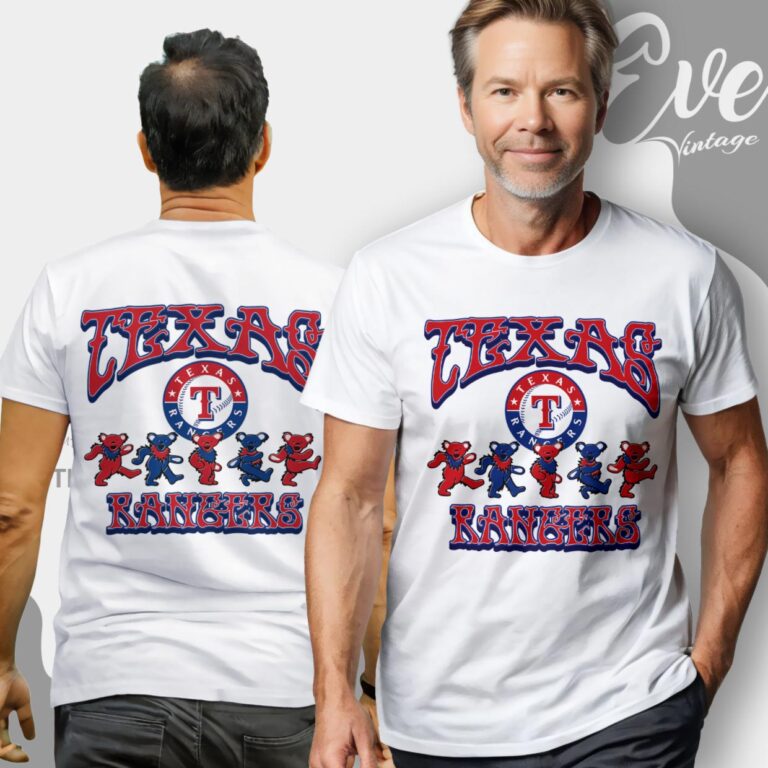 Dancing Bears Texas Rangers Grateful Dead Shirt T Shirt Dancing Bears Texas Rangers Grateful Dead Shirt T Shirt