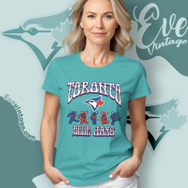 Dancing Bears Toronto Blue Jays Grateful Dead Shirt Women T Shirt Dancing Bears Toronto Blue Jays Grateful Dead Shirt Women T Shirt