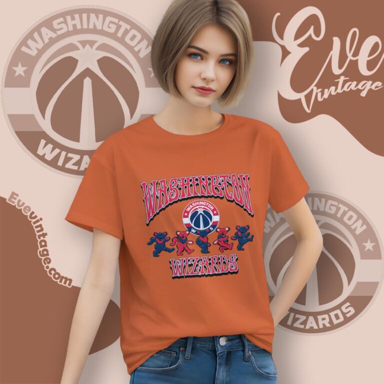 Dancing Bears Washington Wizards Grateful Dead Shirt Women T Shirt Dancing Bears Washington Wizards Grateful Dead Shirt Women T Shirt