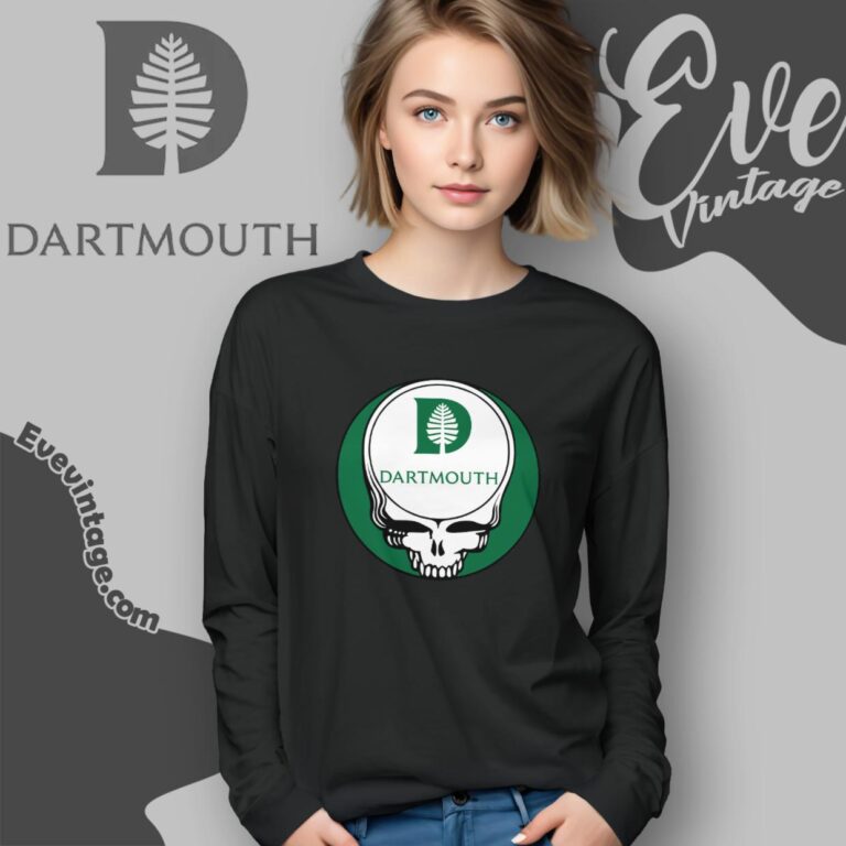 Dartmouth College Steal Your Face Grateful Dead Shirt Long Sleeve Tee Dartmouth College Steal Your Face Grateful Dead Shirt Long Sleeve Tee
