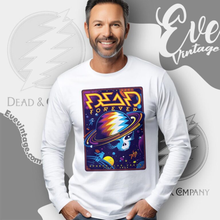 Dead And Co Live At Sphere Shirt Las Vegas June 1 2024 Poster Long Sleeve Tee Dead And Co Live At Sphere Shirt Las Vegas June 1 2024 Poster Long Sleeve Tee