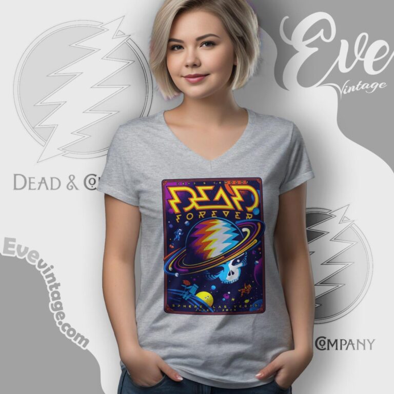 Dead And Co Live At Sphere Shirt Las Vegas June 1 2024 Poster V Neck TShirt Dead And Co Live At Sphere Shirt Las Vegas June 1 2024 Poster V Neck TShirt