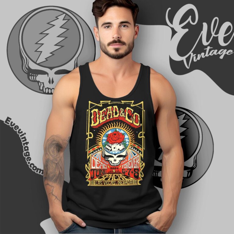 Dead And Co Live At Sphere Shirt Las Vegas June 2024 Poster Tank Top Racerback Dead And Co Live At Sphere Shirt Las Vegas June 2024 Poster Tank Top Racerback