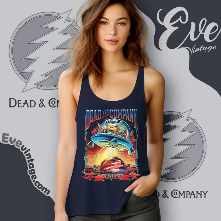 Dead And Co Live At Sphere Shirt Las Vegas June 6 2024 Poster Tank Top Racerback Dead And Co Live At Sphere Shirt Las Vegas June 6 2024 Poster Tank Top Racerback
