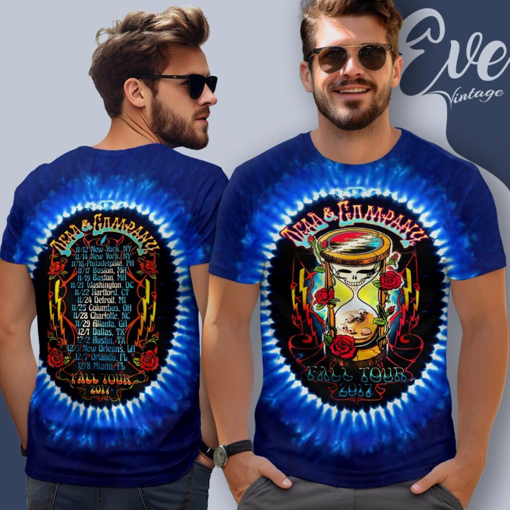 Dead And Company 2017 Fall Tour Official Tie Dye T shirt