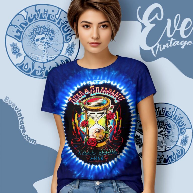 Dead And Company 2017 Fall Tour Official Tie Dye Women T shirt Dead And Company 2017 Fall Tour Official Tie Dye Women T shirt