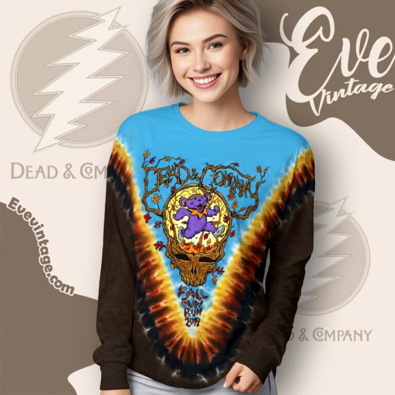 Dead And Company Fall Fun Run 2019 Tie Dye Long Sleeve Tee Dead And Company Fall Fun Run 2019 Tie Dye Long Sleeve Tee