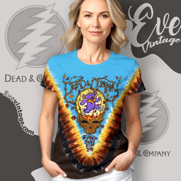 Dead And Company Fall Fun Run 2019 Tie Dye Women T shirt Dead And Company Fall Fun Run 2019 Tie Dye Women T shirt