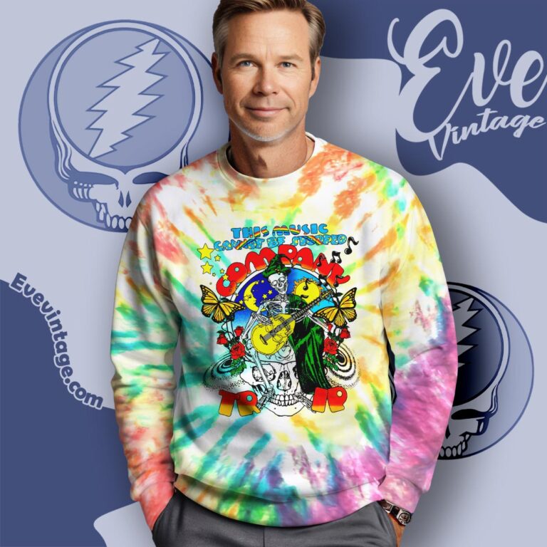 Dead And Company Tour 2021 Trip Tie dye Sweatshirt Dead And Company Tour 2021 Trip Tie dye Sweatshirt