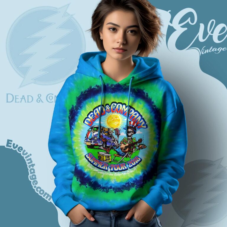 Dead & Co 2018 Summer Tour Tie dye Hoodie Dead & Co 2018 Summer Tour Tie dye Hoodie