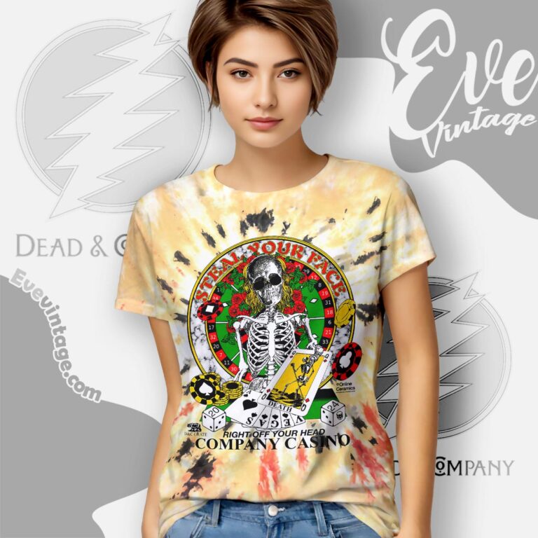 Dead Co 2024 Company Casio Right Of Your Head Tie dye Women T shirt Dead Co 2024 Company Casio Right Of Your Head Tie dye Women T shirt