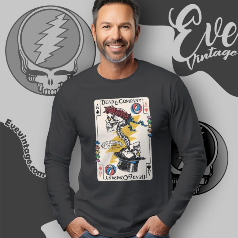 Dead Co Live At Sphere Las Vegas 2024 Shirt Long Sleeve Tee Dead Co Live At Sphere Las Vegas 2024 Shirt Long Sleeve Tee
