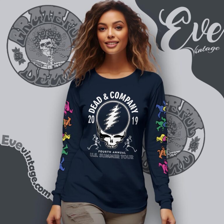 Dead Company 2019 Us Summer Tour Shirt Long Sleeve Tee Dead Company 2019 Us Summer Tour Shirt Long Sleeve Tee