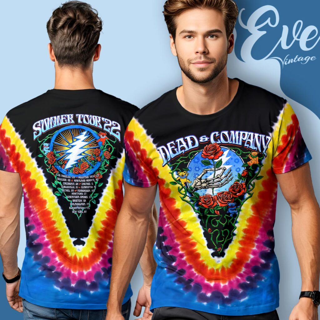 Dead & Company 2022 Summer Tour Tie-dye Shirt