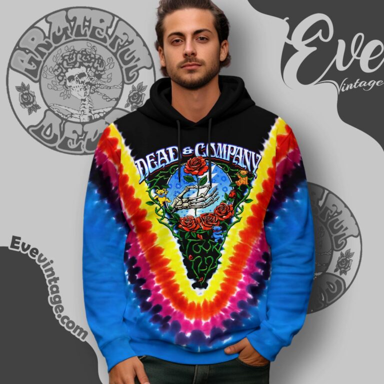 Dead & Company 2022 Summer Tour Tie dye hoodie Dead & Company 2022 Summer Tour Tie dye hoodie