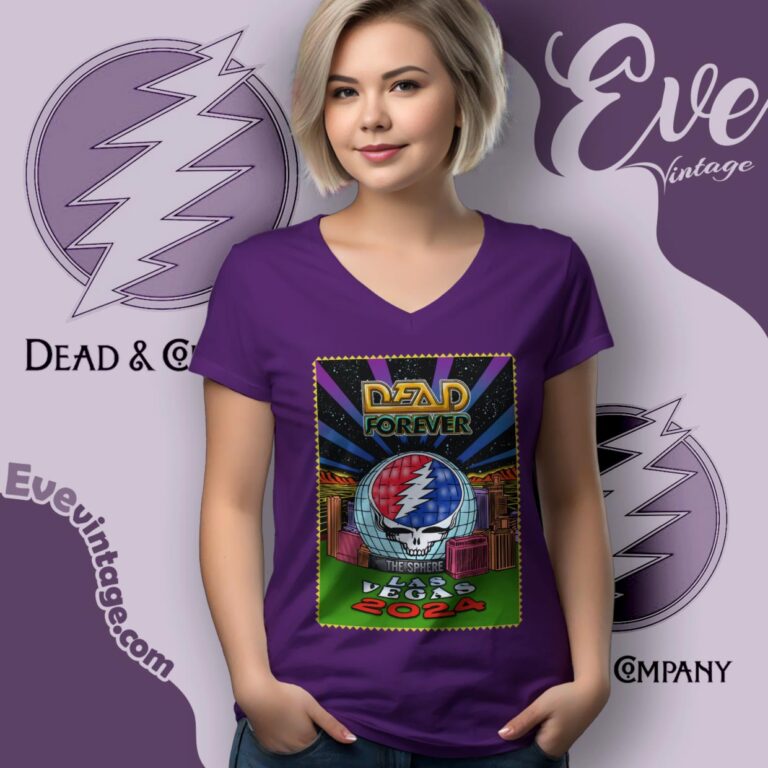 Dead Forever At The Sphere Las Vegas 2024 Shirt V Neck TShirt Dead Forever At The Sphere Las Vegas 2024 Shirt V Neck TShirt