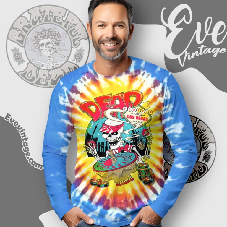 Dead Forever Las Vegas 2024 Tie dye Long Sleeve Tee Dead Forever Las Vegas 2024 Tie dye Long Sleeve Tee