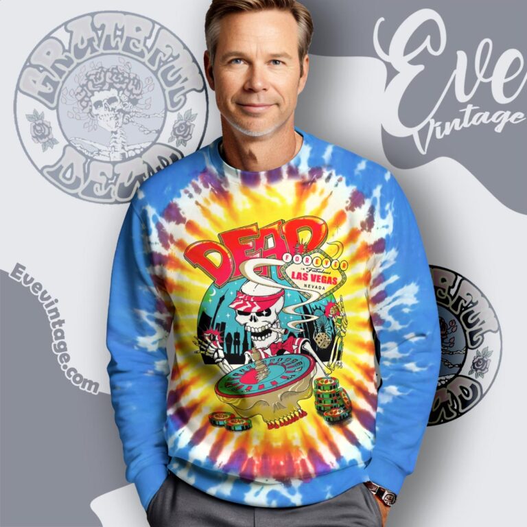 Dead Forever Las Vegas 2024 Tie dye Sweatshirt Dead Forever Las Vegas 2024 Tie dye Sweatshirt