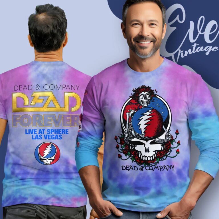Dead Forever Live At Sphere 2024 Official Tie dye Long Sleeve Dead Forever Live At Sphere 2024 Official Tie dye Long Sleeve