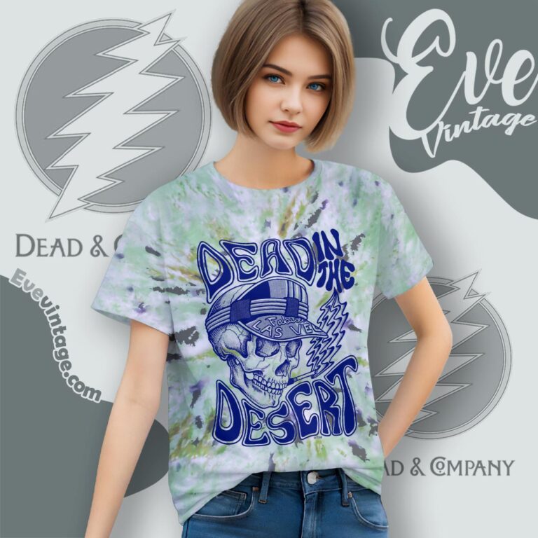 Dead In The Desert Sphere Ice 2024 Tie dye Women T shirt Dead In The Desert Sphere Ice 2024 Tie dye Women T shirt