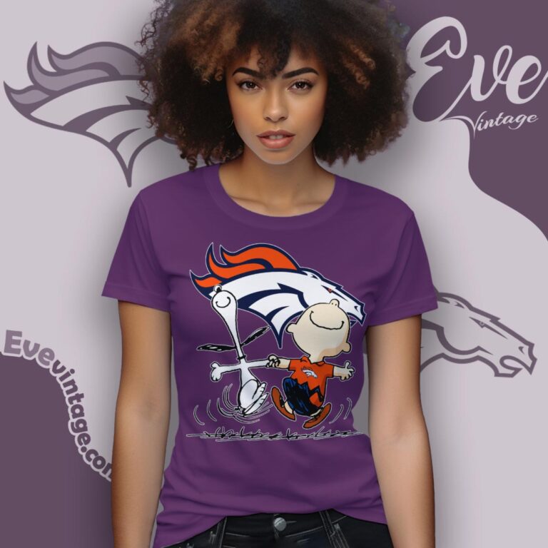 Denver Broncos Charlie Brown Snoopy Happy Dancing Shirt Women T Shirt Denver Broncos Charlie Brown Snoopy Happy Dancing Shirt Women T Shirt