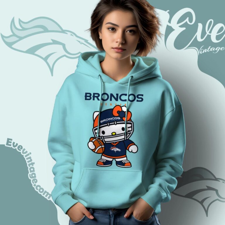 Denver Broncos Hello Kitty Shirt Hoodie Denver Broncos Hello Kitty Shirt Hoodie