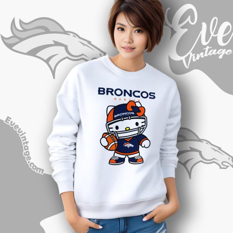 Denver Broncos Hello Kitty Shirt Sweatshirt Denver Broncos Hello Kitty Shirt Sweatshirt