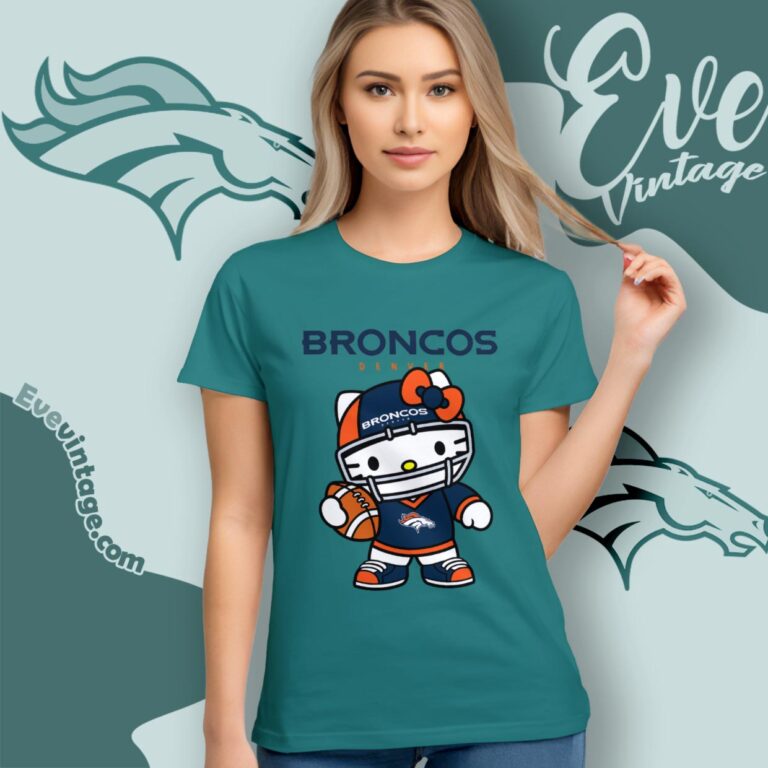 Denver Broncos Hello Kitty Shirt Women T Shirt Denver Broncos Hello Kitty Shirt Women T Shirt