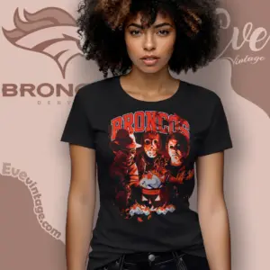 Denver Broncos Horror Halloween Women T shirt