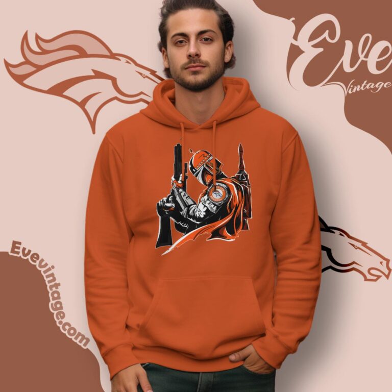 Denver Broncos Mandalorian Star Wars Shirt Hoodie Denver Broncos Mandalorian Star Wars Shirt Hoodie