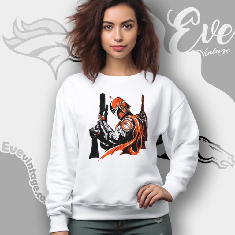 Denver Broncos Mandalorian Star Wars Shirt Sweatshirt Denver Broncos Mandalorian Star Wars Shirt Sweatshirt