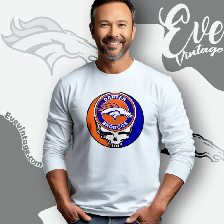Denver Broncos Steal Your Face Grateful Dead Shirt Long Sleeve Tee Denver Broncos Steal Your Face Grateful Dead Shirt Long Sleeve Tee