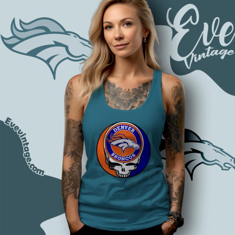 Denver Broncos Steal Your Face Grateful Dead Shirt Tank Top Racerback Denver Broncos Steal Your Face Grateful Dead Shirt Tank Top Racerback