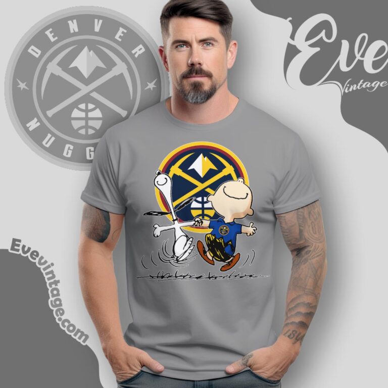 Denver Nuggets Charlie Brown Snoopy Happy Dancing Shirt T Shirt Denver Nuggets Charlie Brown Snoopy Happy Dancing Shirt T Shirt