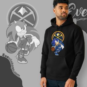 Denver Nuggets Sonic The Hedgehog Shirt Hoodie