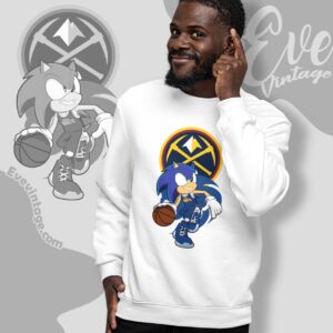 Denver Nuggets Sonic The Hedgehog Shirt Sweatshirt