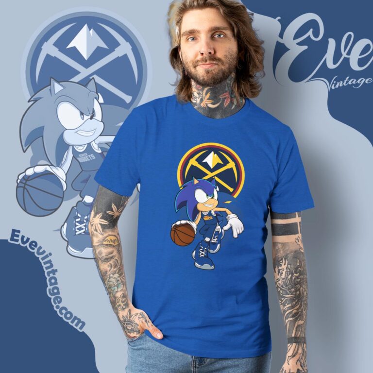 Denver Nuggets Sonic The Hedgehog Shirt T shirt Denver Nuggets Sonic The Hedgehog Shirt T shirt