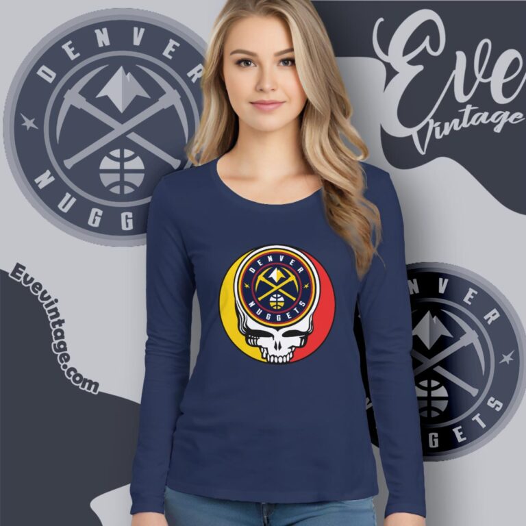 Denver Nuggets Steal Your Face Grateful Dead Shirt Long Sleeve Tee Denver Nuggets Steal Your Face Grateful Dead Shirt Long Sleeve Tee