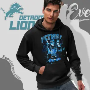 Detroit Lions Horror Halloween Hoodie