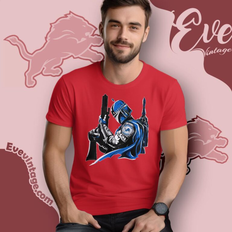 Detroit Lions Mandalorian Star Wars Shirt T Shirt Detroit Lions Mandalorian Star Wars Shirt T Shirt