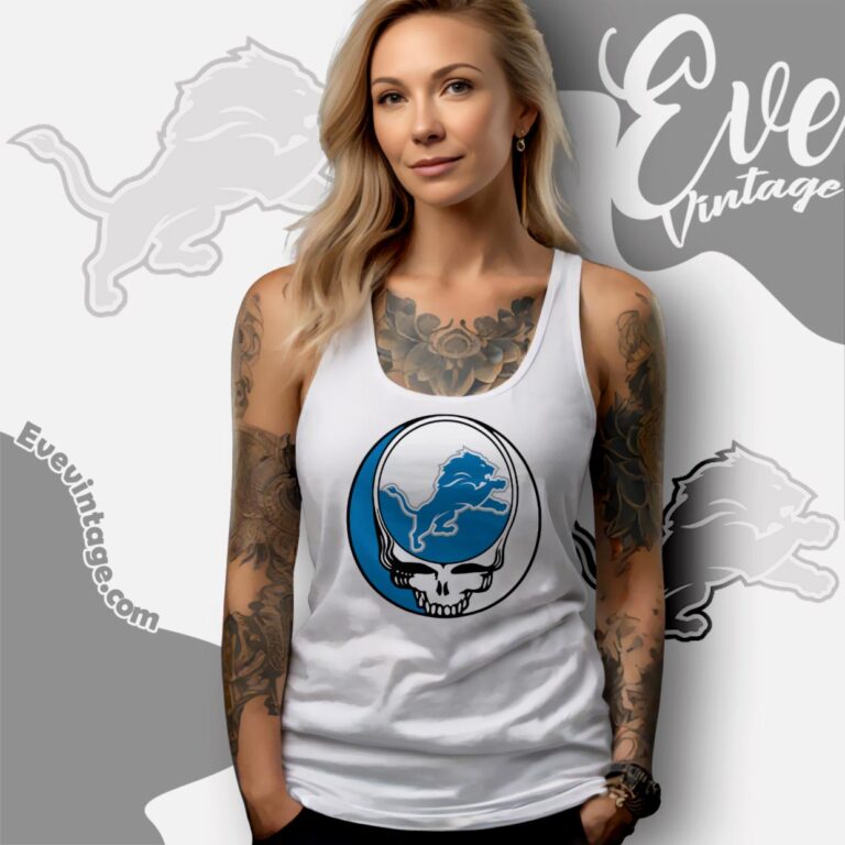 Detroit Lions Steal Your Face Grateful Dead Shirt Tank Top Racerback Detroit Lions Steal Your Face Grateful Dead Shirt Tank Top Racerback