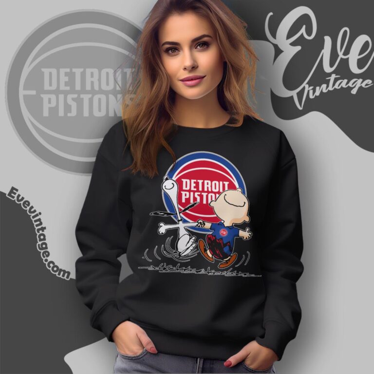 Detroit Pistons Charlie Brown Snoopy Happy Dancing Shirt Sweatshirt Detroit Pistons Charlie Brown Snoopy Happy Dancing Shirt Sweatshirt