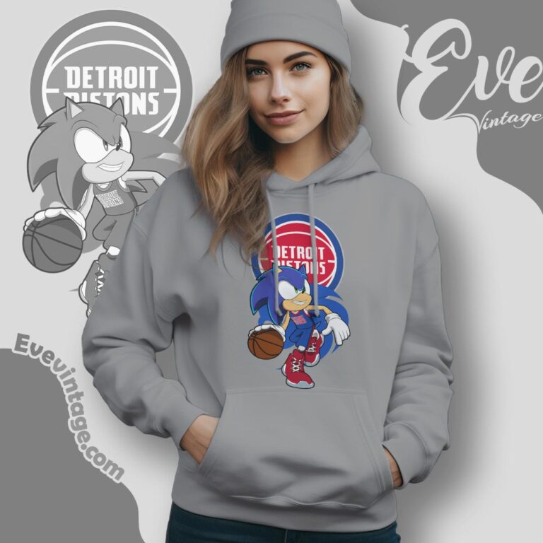 Detroit Pistons Sonic The Hedgehog Shirt Hoodie Detroit Pistons Sonic The Hedgehog Shirt Hoodie