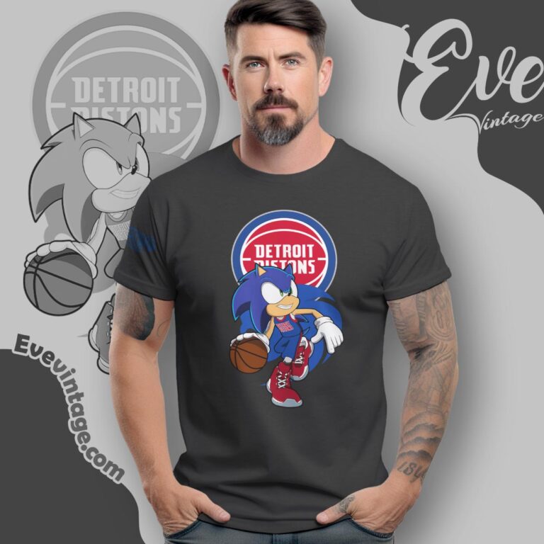 Detroit Pistons Sonic The Hedgehog Shirt T shirt Detroit Pistons Sonic The Hedgehog Shirt T shirt