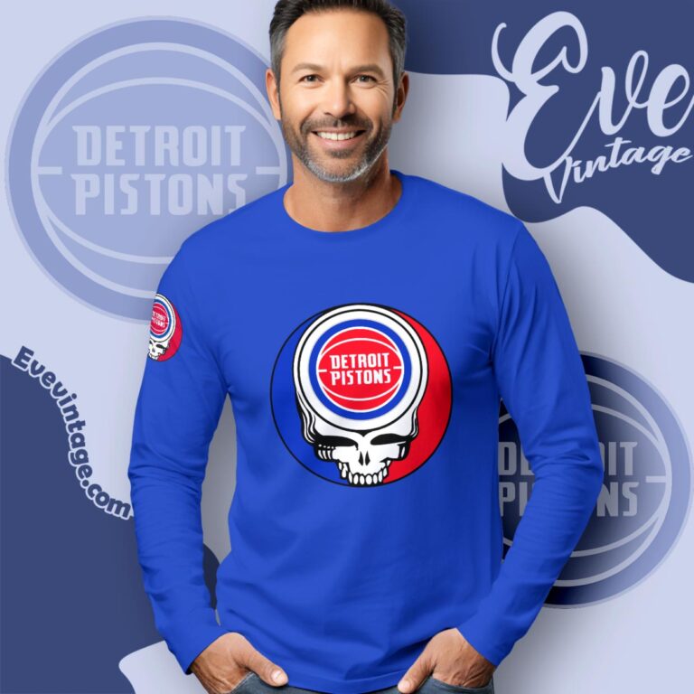 Detroit Pistons Steal Your Face Grateful Dead Shirt Long Sleeve Tee Detroit Pistons Steal Your Face Grateful Dead Shirt Long Sleeve Tee