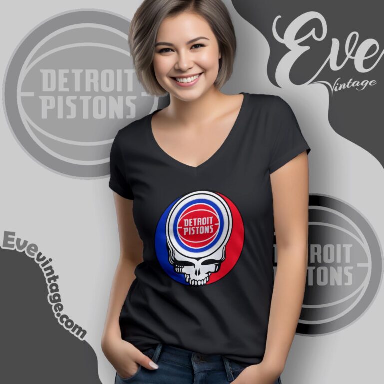 Detroit Pistons Steal Your Face Grateful Dead Shirt V Neck TShirt Detroit Pistons Steal Your Face Grateful Dead Shirt V Neck TShirt
